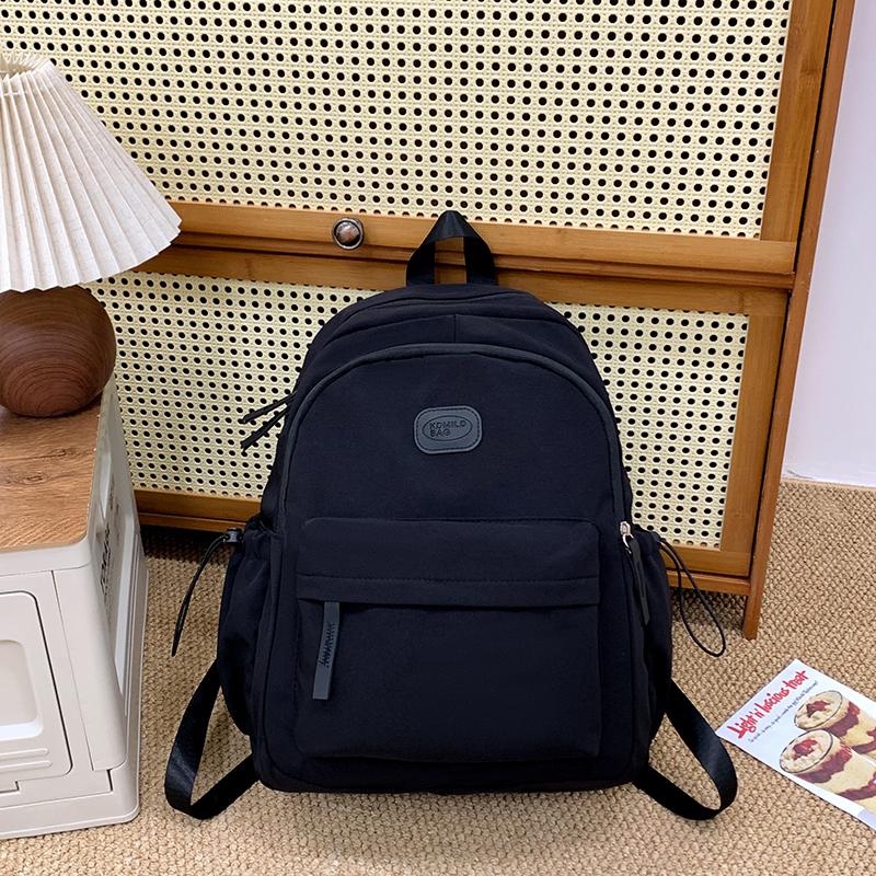 College Style Backpack Junior High School Student Schoolbag Women's Lightweight Travel Backpack