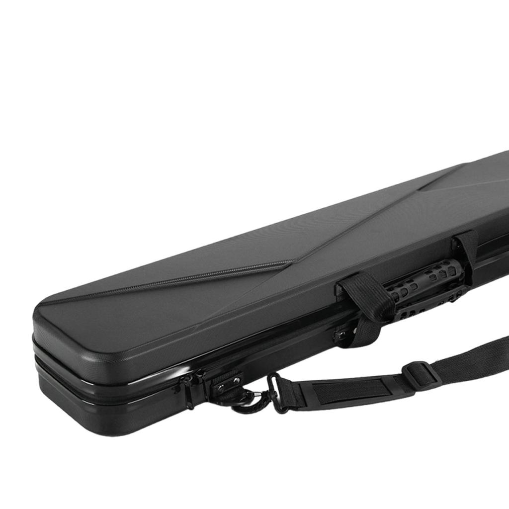 Hard Pool Cue Case Container Portable Organizer Impact Resistant 1/2 Split Club Bag for Training Travel Practice Exercise
