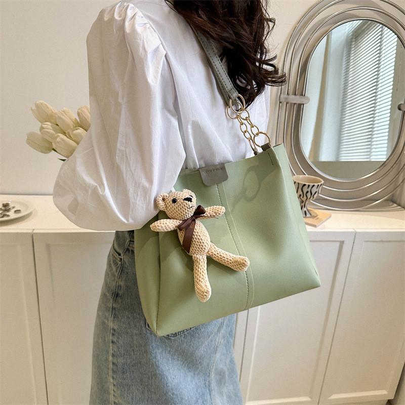 Stylish Large Capacity Tote Bag For Women In Fashionable Black White Pink Colors Ideal For College And Daily Use