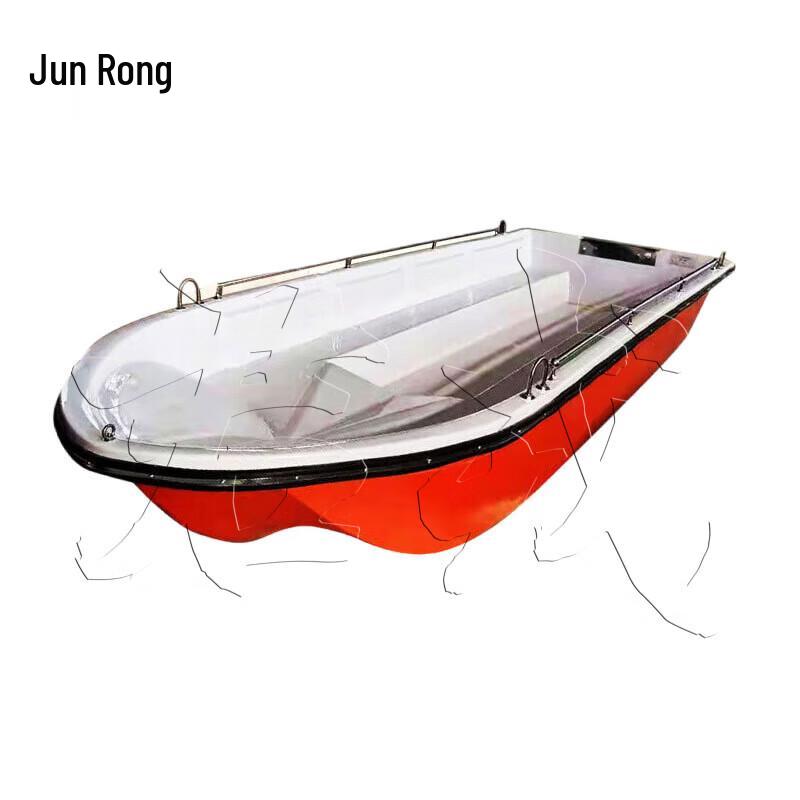 Fiberglass Hard-Bottom Rescue Boat