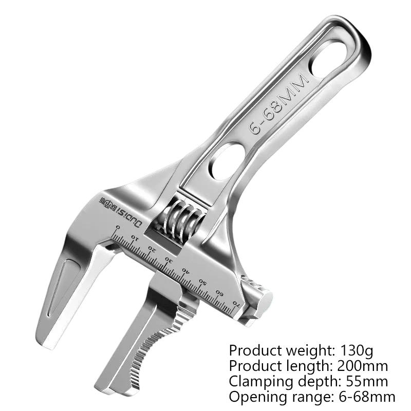 

Разводной гаечный ключ многофункциональный двойной/четырехфункциональный большой гаечный ключ с открытым зевом для бытовых нужд