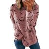 BITCED Women's Fashion Casual O-Neck Long Sleeve Blouses & Shirts