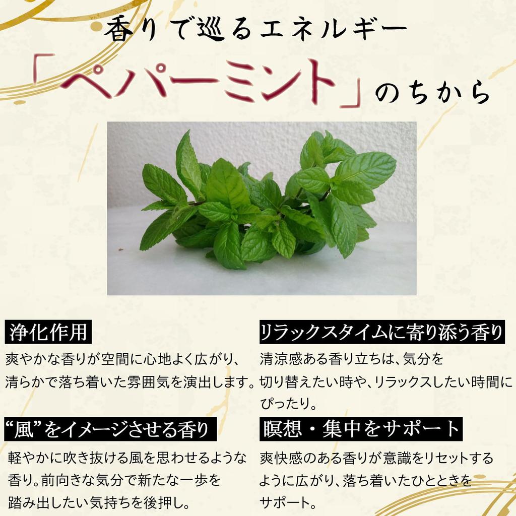 Mint Incense Backflow Interior Decor Cone, Incense, Peppermint, Stylish, Relaxing, Aromatherapy,
