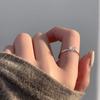 Hollow Heart Adjustable Ring: Niche Design for Women