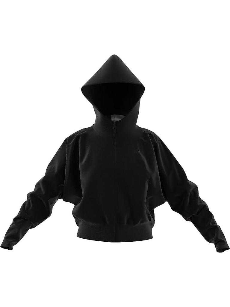 Adidas IKU99 Black Size Women's Z.N.E. Full-Zip Hoodie, (IN5128), J/M