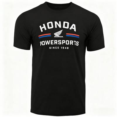 Honda Mens and Womens Tshirt Summer Retro Tee Honda Classic Powersports Shortsleeved Spring Autumn Motorcycle Cycling Top