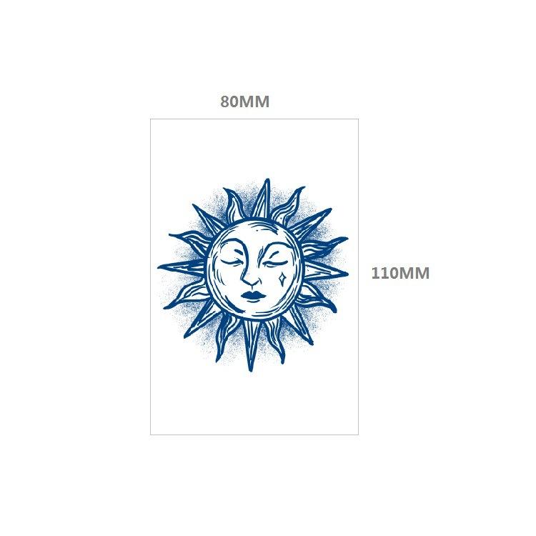 Emmy Lines Princess Small Pattern Herbal Gradual Change Semi-Permanent Waterproof Tattoo Sticker Simulation Tattoo Sticker