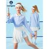 Navigare Italian Small Sailboat Kidsren's Polo Shirt 2026 Spring New Girls' Long-Sleeved Sports Top