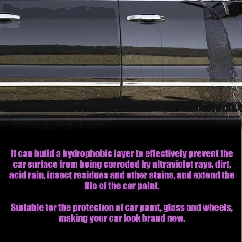 Rychlolakovací sprej s vysokou ochranou 100 ml Keramický sprej s houbou Mírný výkonný multifunkční prostředek pro údržbu auta