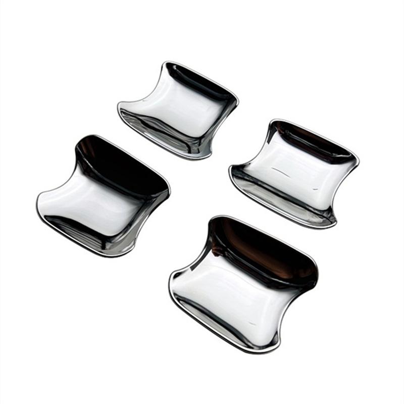 Authentic 4PCS Car Door Handle Bowl Cover Trim Sticker Protector Replacement Parts For Subaru Crosstrek Impreza 2024 Exterior Ac