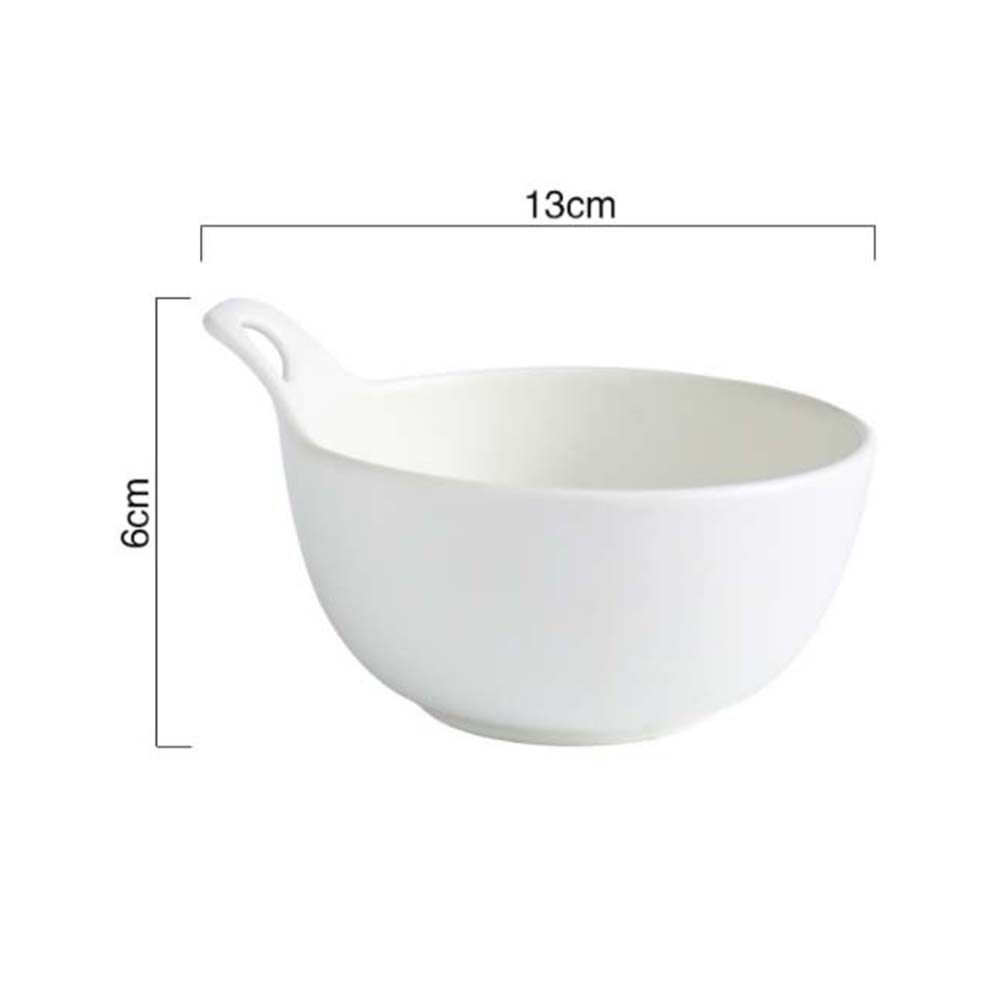 1Pcs Ceramic Blue Salad Bowl Ovenproof Creative Tableware for Home Restaurant Food Serving Dessert Snack Fruit