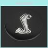 Stilig og slitesterkt 85 mm ratt Cobra Shelby-emblem klistremerke for Ford Mustang Gt350 Gt350r