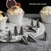 Stainless Steel Piping Bag Seamless Cream Pastry Nozzle Cake Decorating Kit  Cake Decorating