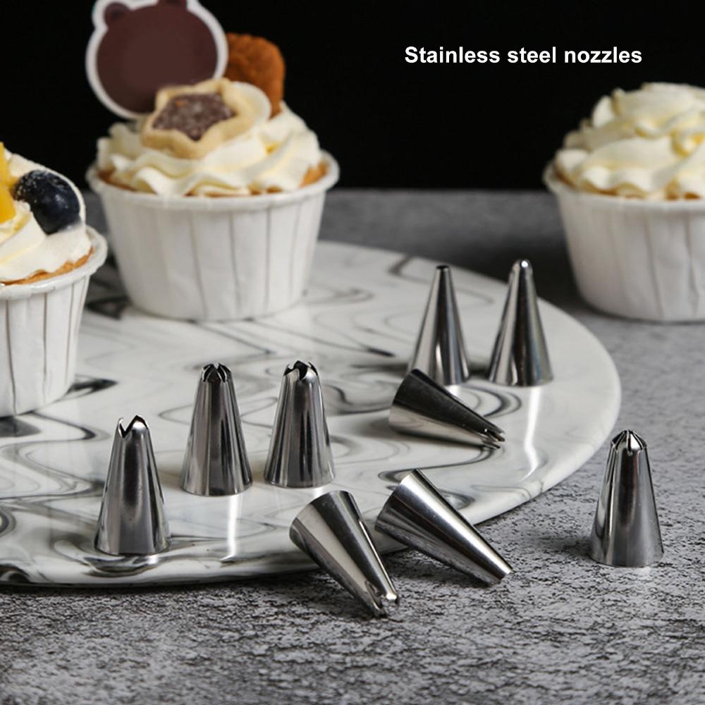 Stainless Steel Piping Bag Seamless Cream Pastry Nozzle Cake Decorating Kit  Cake Decorating