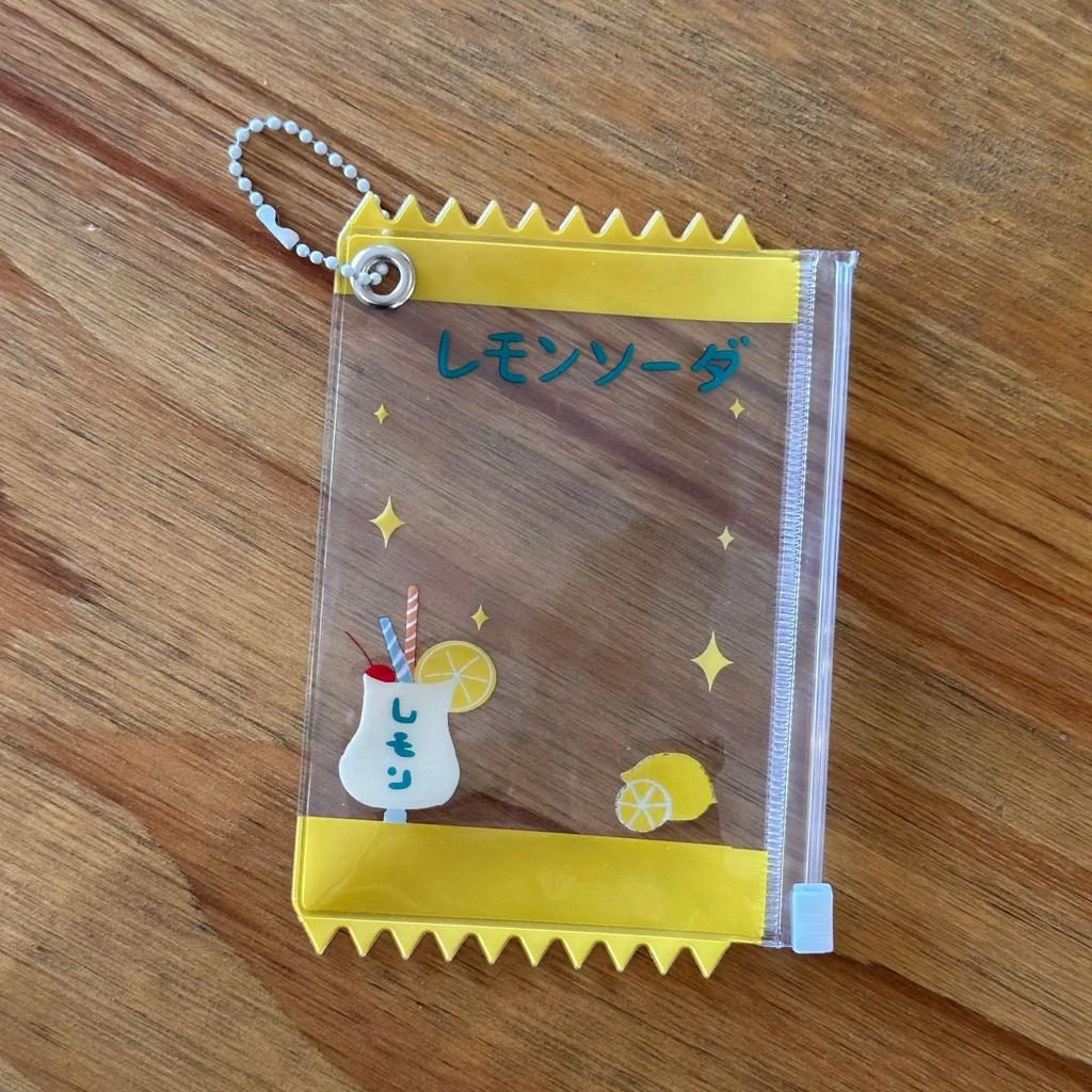 Kawaii Candy Bag PVC Photocard Frame Cute Strawberry Card Holder with Chain 3 Inch Kpop Photocard Display for Girls Wholesales