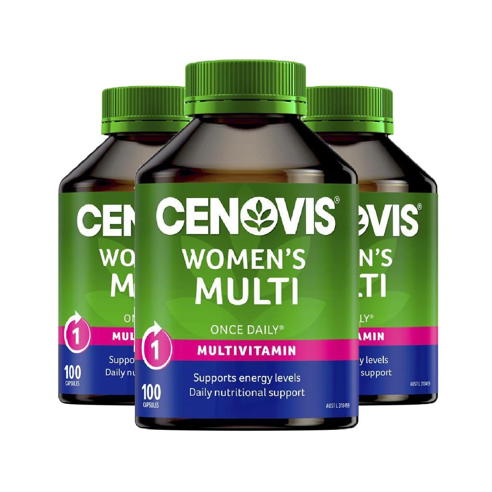 CENOVIS WOMEN'S MULTI VITAMINS + MINERALS 100c 3ea