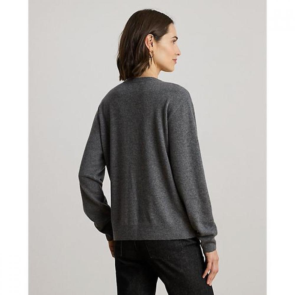 Ralph Lauren Embroidered Cashmere Crewneck Sweater Wmlrswes6820841020