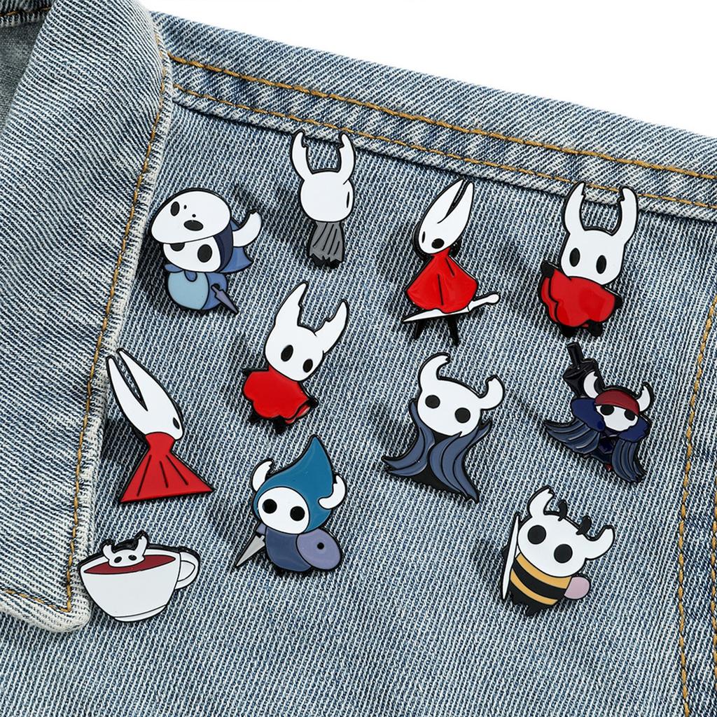 Cartoon Game Character Peripheral Metal Badges, Alloy Brooches, Cute Clothes, Bags, Accessories, Brooches