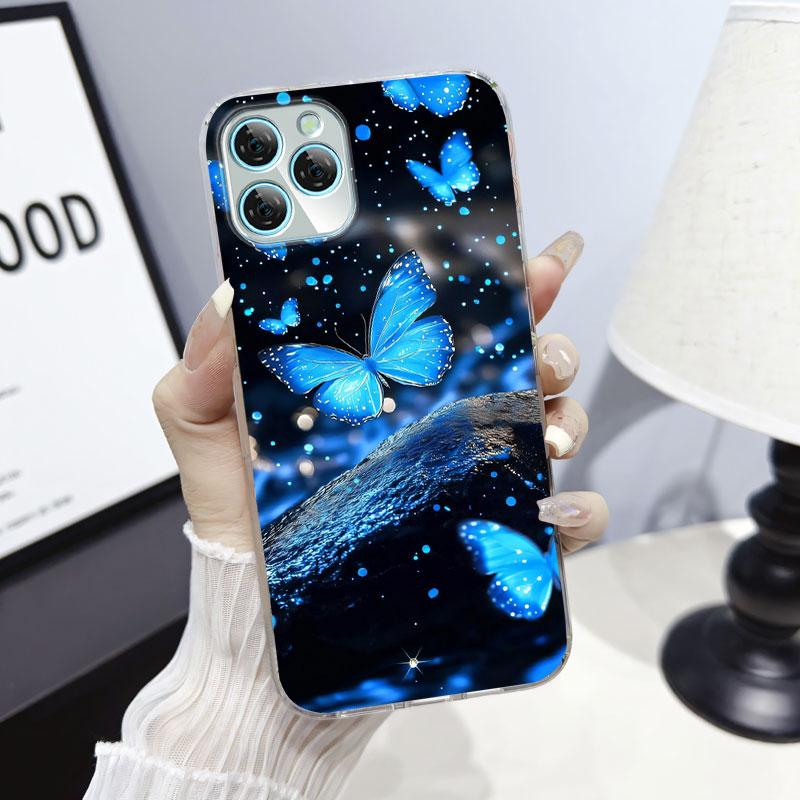 For Blackview A95 A100 A200 Pro A85 Case Protective Cover For  Blackview A80S Marble Clear Soft Silicone Phone Case Cat Fundas