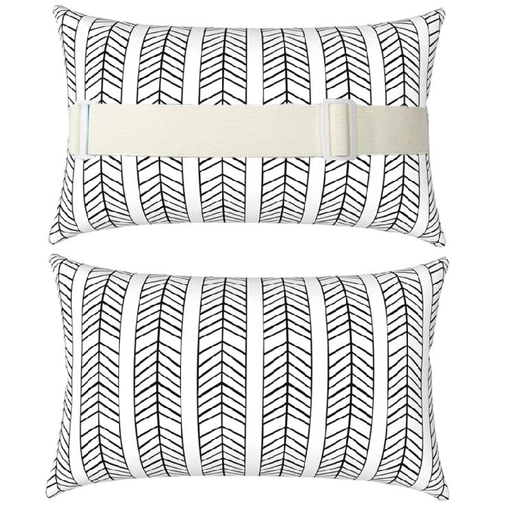 Decorative Patios Pillow Elastics Band Water proof Outdoor Cushions For Poolsides Chair Backrest Support Lumbar Support