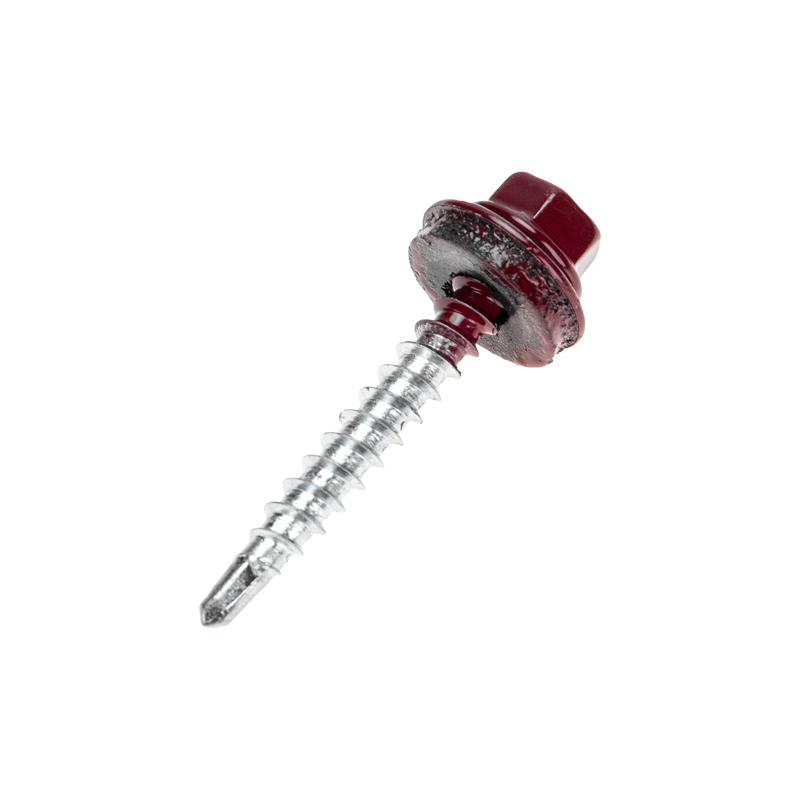 

Шурупы кровельные Kranz 4 8x35 окрашенные RAL 3005 250 шт. в упаковке
