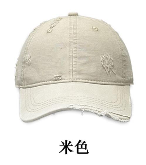 Washed Embroidered Baseball Cap For Men And Women Versatile Retro Soft Top Cap Sunscreen Shade Outdoor Trend