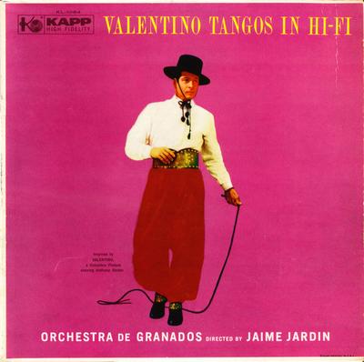 LP Record ORCHESTRA DE GRANADOS   Valentino Tangos In HiFi KL1064 KAPP 1957 US Latin Used