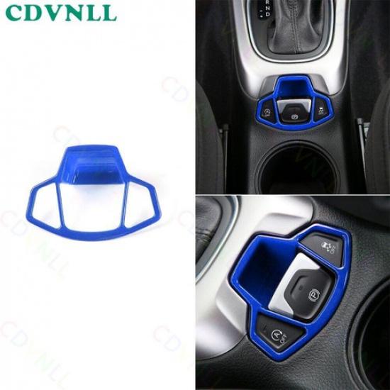 Car Hand Brake Lever Strip Cover Trim 1* For Jeep Compass 2017- Bright Blue