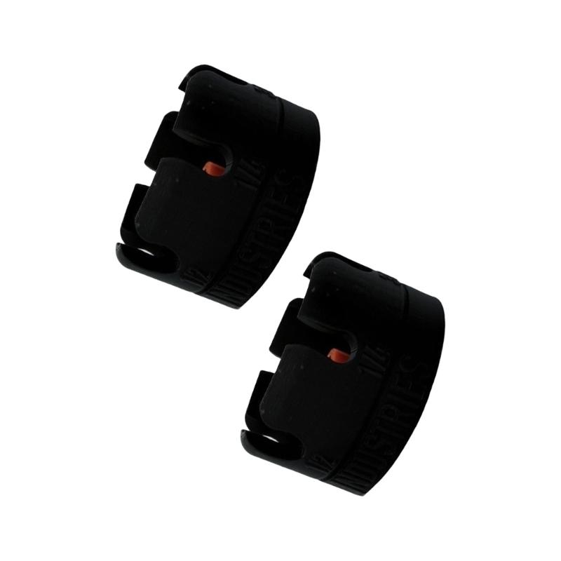 Various Threaded Shaft Nut Setups Securing Nut Zippers Drill Attachment For Overhead Electrical Cable Support Systems