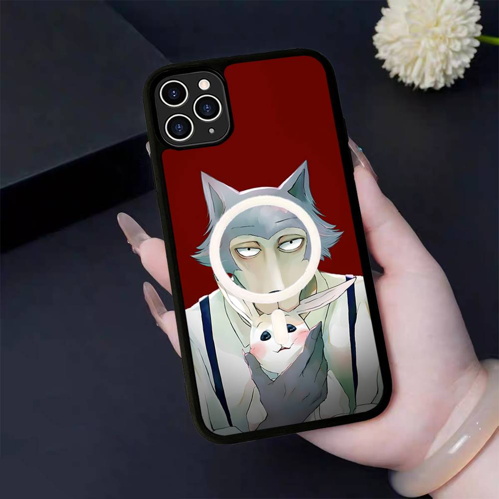 Classic Japanese Anime B-Beastars Phone Case For IPhone 13 14 15 11 12 16 17 Pro Max Plus For Magsafe Magnetic Shell