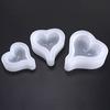 3pcs Silicone 3D Love Heart Mold for Resin Casting Jewelry Making DIY