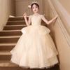 Girls' Princess Dress: Elegant Flower Girl and Birthday Gown for Special Occasions