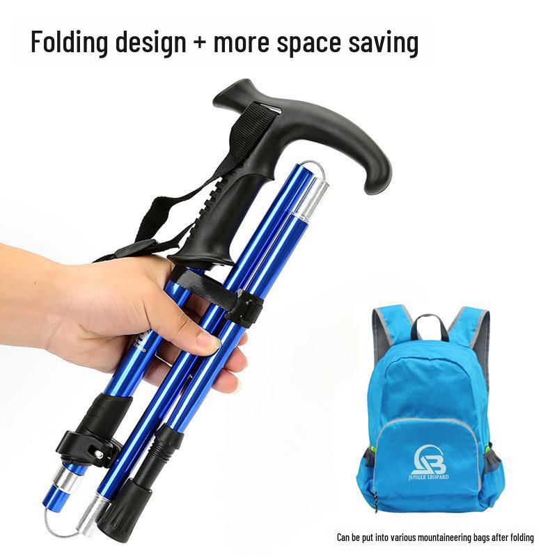 Teleskop-Falt-Trekkingstock aus Aluminiumlegierung