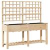 Garden Planter Beige 161 X 46 X 152.5 Cm