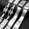 For Swatch solid core metal bracelet  concave convex watch chain YCS Yas YGS iron men and women's steel watchband ceramic strap