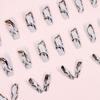 Elegant Black Chinese Style Pattern Ballet Nails: Cool, Fashionable, and Wearable