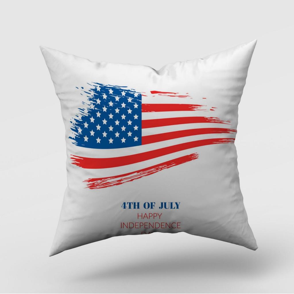 New American Independence Day Pillow Cover American Logo Outdoor Home Decoration Pillow Cushion Cover