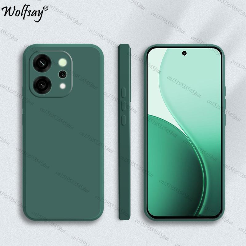 Case For Oppo Reno 14 Case Soft Original Liquid Silicone Back Case Oppo Reno 14 Cover For Oppo Reno 14 Pro Shockproof TPU Funda