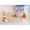 HTB bamboo sushi mat 24x24cm antibacterial roll ehomaki thick mouth setsubun green rolling making gourmet camping thin hanami HTB-BSR-W