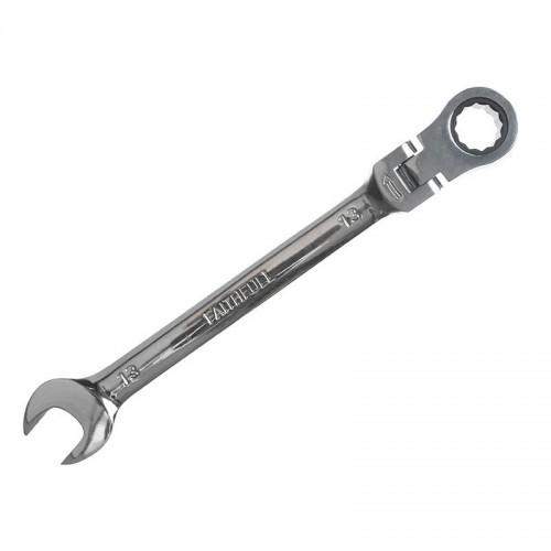 Faithfull Flex Head Ratchet Combination Spanner