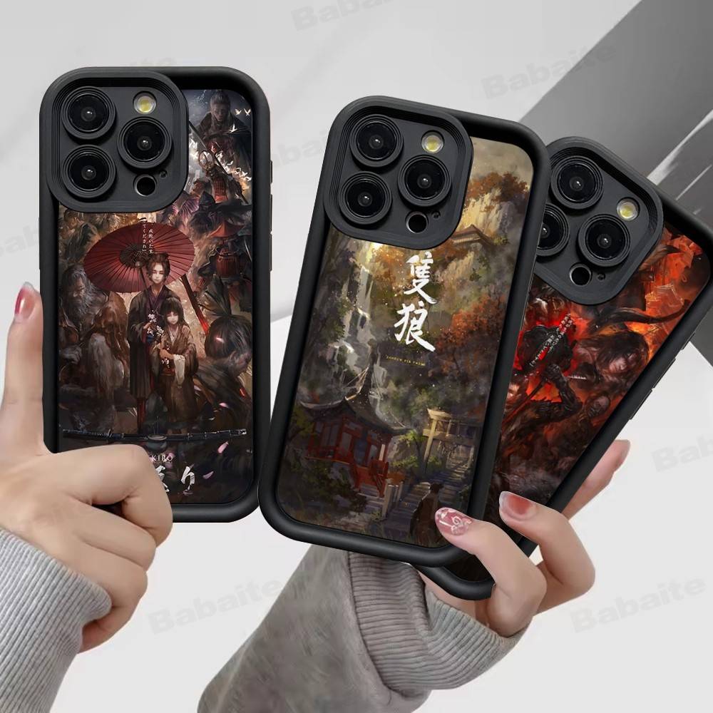 Sekiro Game Shadows Die Twice Phone Case For iPhone 17 16 15 14 13 12 11 Pro Max Plus Mini Luck Cover