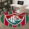 Flamengo,Badge Chair mat Round Rug Office carpet, Machine Washable, Non slip, Suitable for Living Rooms, Bedrooms