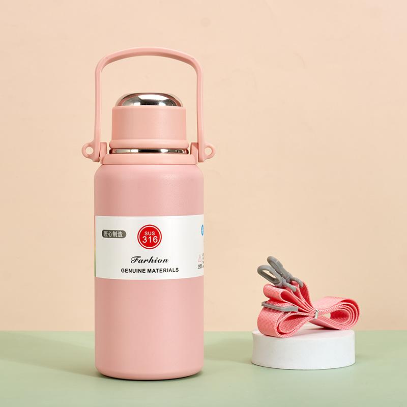 40oz Stainless Steel Double Wall Vacuum Tumbler Thermos Insulated Water Bottle for Tea Coffee - Keeps Cold And Hot Beverages Tra