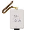 Grand Cinq Women's Pass Case (with Anti-Fall Strap & Button) - Raccoon Design, Perfect for Commuting and School