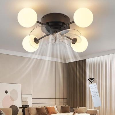Ceiling Fan - NETTLIFE - G9 - 6 DC Speeds - Remote Control & Timer - Black