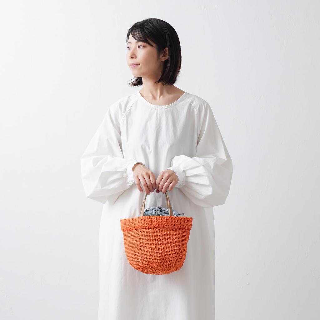 Raw wool knitting kit Bag with inner pouch #16-1