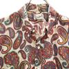 70s vintage Paint Pattern Short sleeve Button down shirt M Gurege Men's Used