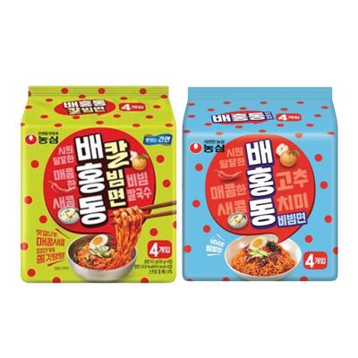 Nongshim Baehongdong Bibimmyun (137 g) / Kalbimmyun (128 g)  (2 alternativer)