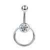 1Pc Surgical Steel Belly Button Ring Navel Nombril Piercing CZ Belly Ring Sexy Women Belly Piercing Body Jewelry Ombligo 14G