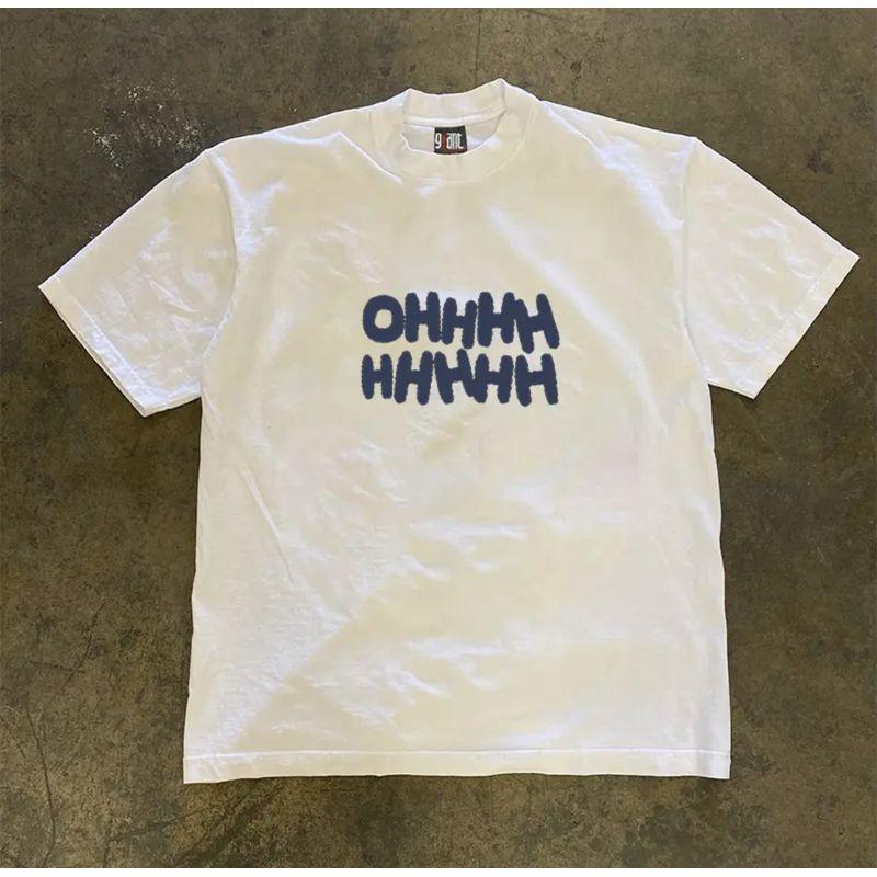 

Xiao Chen s Story Is 260G More than Heavy Weight Pure Cotton! American Retro Oversize Men and Women Short Sleeve T-shirt Top White S [260g Heavy weight pure cotton]]